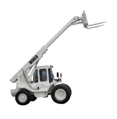 4 carrello elevatore telescopico 4WD Telehandler del carico telescopico dell'operatore 2.5T del motore diesel dell'azionamento EPA della ruota