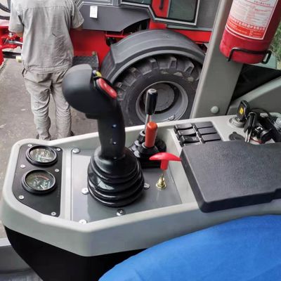 Il motore Mini Telescopic Wheel Loader With di Changchai estende l'asta del secchio
