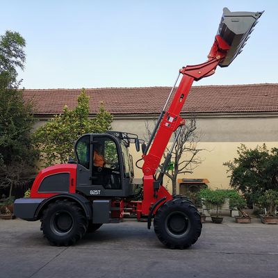 Il motore Mini Telescopic Wheel Loader With di Changchai estende l'asta del secchio