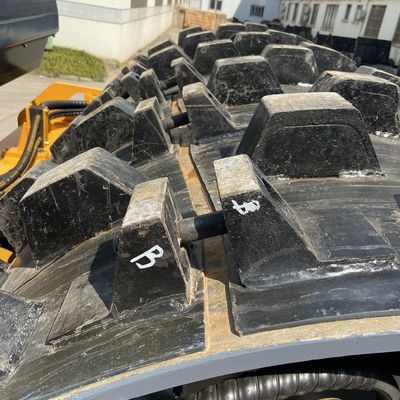 rullo vibratorio elettronico del tamburo della macchina del rullo compressore di vibrazione 12ton doppio