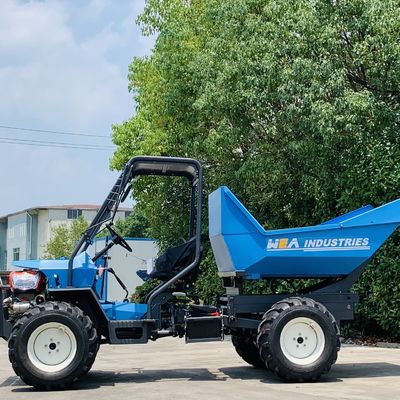 Il trattore blu di Mini Garden Tractor Diesel Electric con attacca