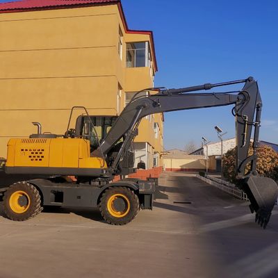 Escavatore Machine del secchio di 4WD Mini Digger Machine 0.6m3 piccolo