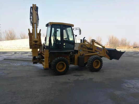 Motore di Mini Tractor Backhoe Loader With Weichai della struttura compatta