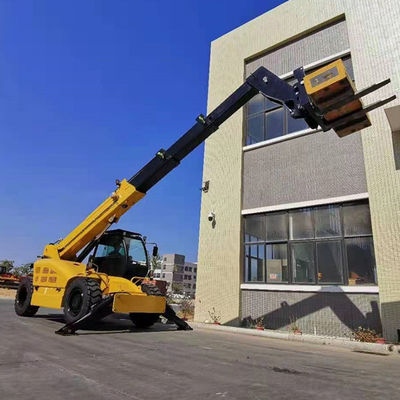 carrello elevatore telescopico girante a basso rumore del carrello elevatore telescopico dell'operatore 4ton