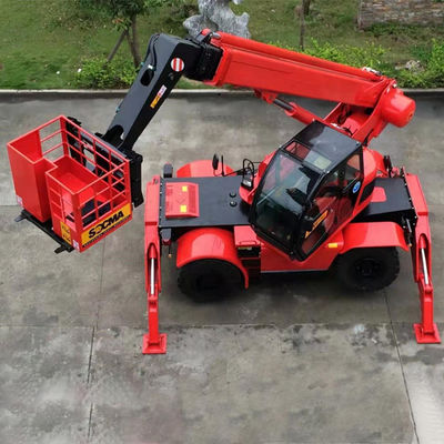 9 certificato del CE di potere 5ton dell'operatore del tester forte dell'asta telescopica del carrello elevatore