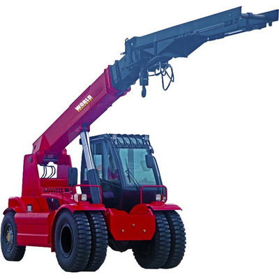 Risparmio energetico telescopico Crane Loader telescopico del carrello elevatore dell'operatore della sospensione rigida