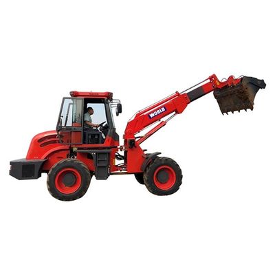 La buona mobilità Front Telescopic Wheel Loader 4WD con estende l'asta del secchio