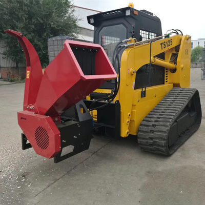 Caricatore elettrico di scivolo di Bob Skid Steer Track Loader per rimozione di neve
