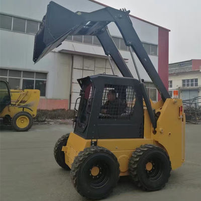 Multi piccolo compatto funzionale Mini Wheel Loader del caricatore del manzo di scivolo