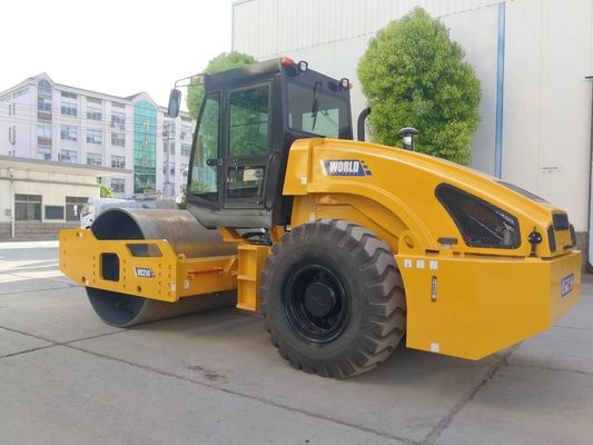 Passeggiata resistente vibratoria del rullo compressore del doppio tamburo dietro il rullo vibrante