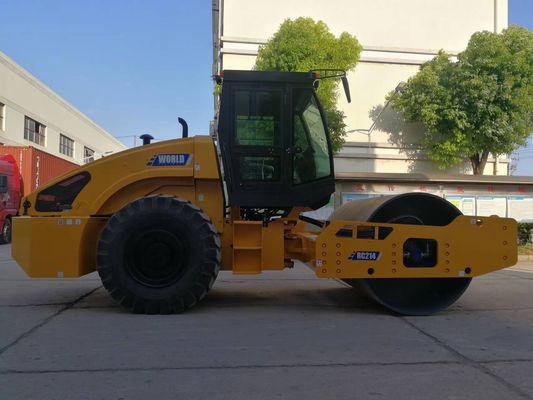 Passeggiata resistente vibratoria del rullo compressore del doppio tamburo dietro il rullo vibrante