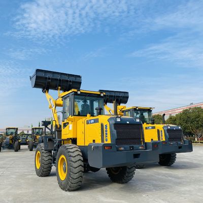 Caricatore della ruota del compatto di Cummins Engine Front End Shovel Loader Turbocharged