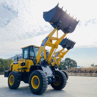 operazione veloce di raffreddamento ad acqua del motore di 2200rpm Front End Wheel Loader Cummins