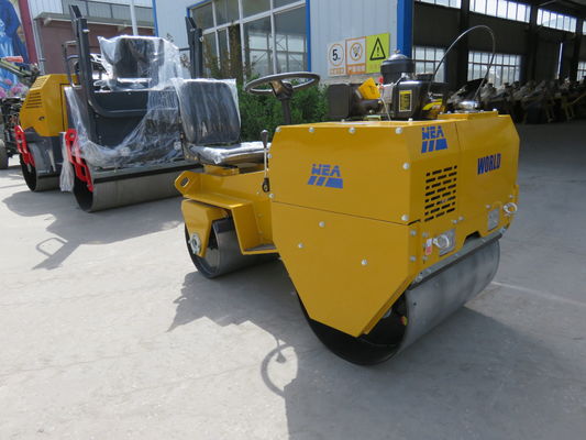 Rullo compressore doppio di guida giusto vibratorio del tamburo del rullo compressore della struttura stretta