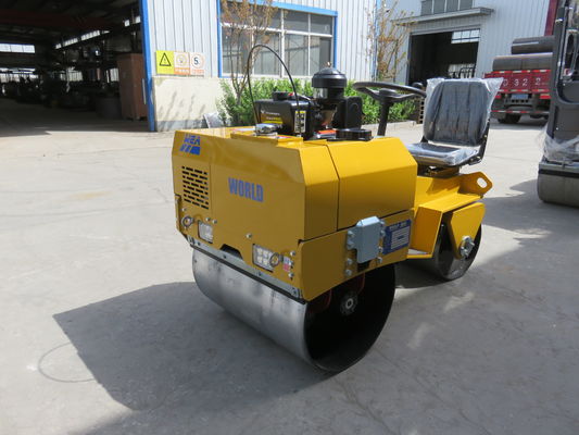 Rullo compressore doppio di guida giusto vibratorio del tamburo del rullo compressore della struttura stretta