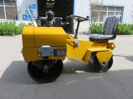 Rullo compressore doppio di guida giusto vibratorio del tamburo del rullo compressore della struttura stretta