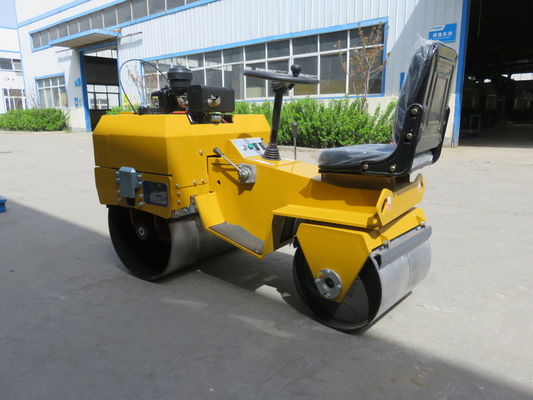Rullo compressore doppio di guida giusto vibratorio del tamburo del rullo compressore della struttura stretta