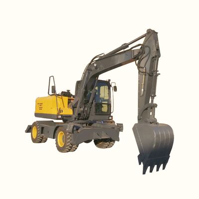 2200rpm ha spinto Mini Excavator Bucket Wheel Excavator con Cummins Engine