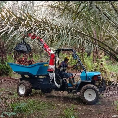 Trattore aperto della carrozza per le piantagioni dell'olio di palma con velocità di PTO 240-1340rpm e la gomma agricola