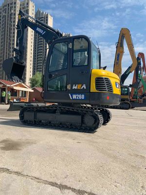 Mini Crawler Excavator agricolo 3.8m Max Digging Depth Equivalent To KOMATSU Pc60