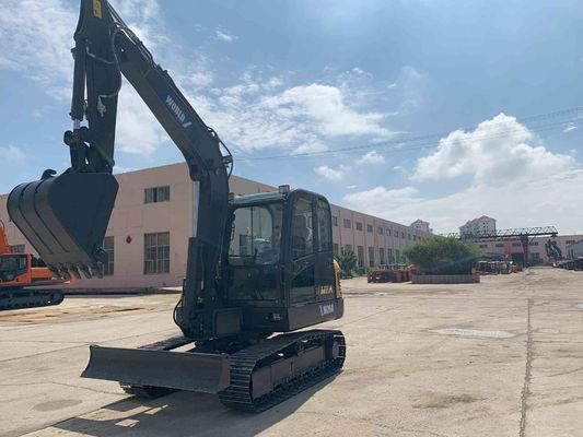 Mini Crawler Excavator agricolo 3.8m Max Digging Depth Equivalent To KOMATSU Pc60