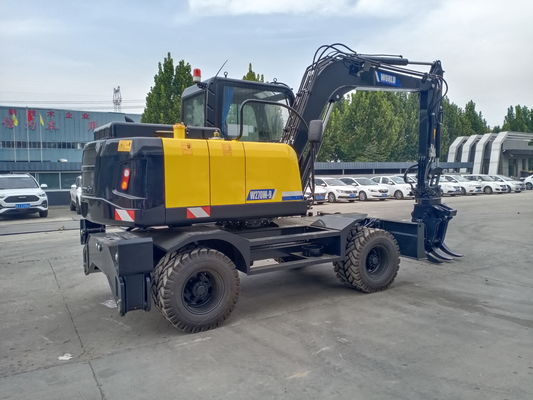 Il meccanico Wheel Type Excavator della Cina con attacca per legno o erba