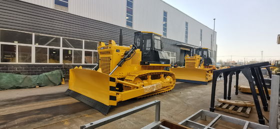 Tipo 220HP del cingolo del bulldozer della pista di lubrificazione forzata con 3 viaggi inversi di andata 3