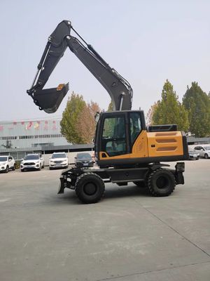 92 KW Mini escavatore a ruote con motore Max.