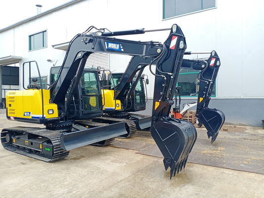 7500 kg di peso della macchina mini escavatore con pressione del sistema idraulico di 27Mpa
