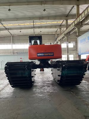 China Top Brand Non utilizzato escavatore anfibio HK150SD Con 0,25 M3 River Machine di pulizia Long Reach Boom