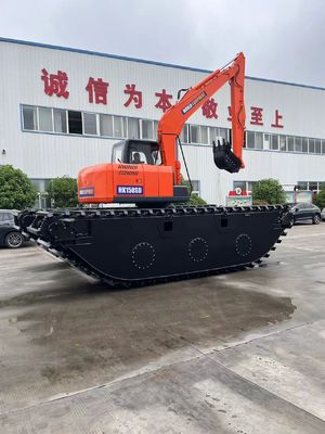 China Top Brand Non utilizzato escavatore anfibio HK150SD Con 0,25 M3 River Machine di pulizia Long Reach Boom