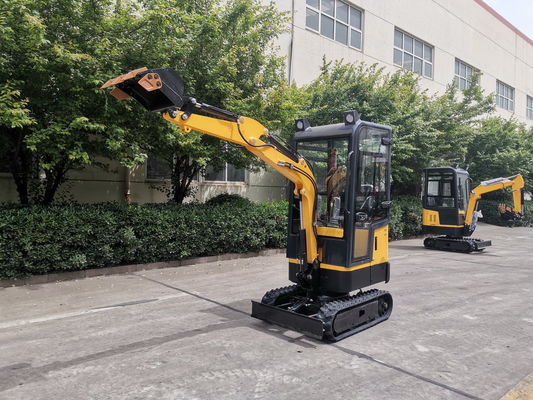 mini escavatore da 0,02 a 0,5 M3 peso di esercizio 1000kg pista di gomma o acciaio