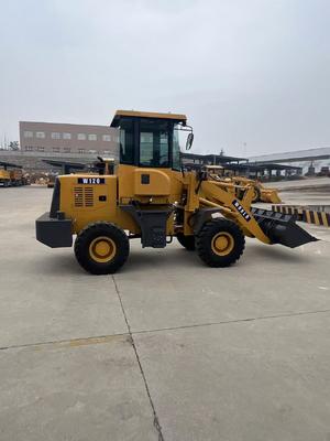 Mini caricatore a ruote 1 tonnellata 2 tonnellate uso per la costruzione piccolo secchio di cava 0,6m3 0,8m3