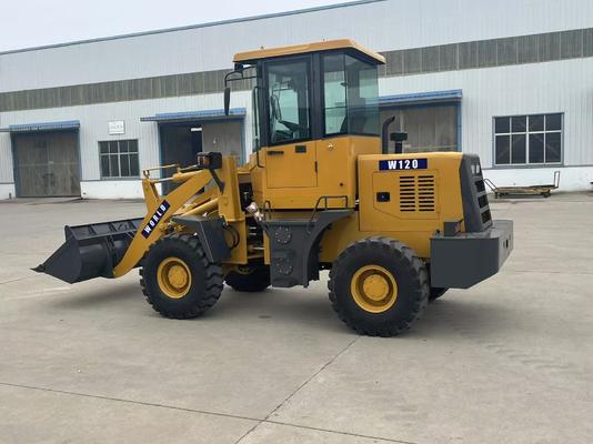 Mini caricatore a ruote 1 tonnellata 2 tonnellate uso per la costruzione piccolo secchio di cava 0,6m3 0,8m3