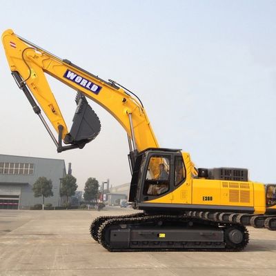 Escavatore Yellow Mini Hydraulic Excavator della gomma di gomma della struttura di sicurezza