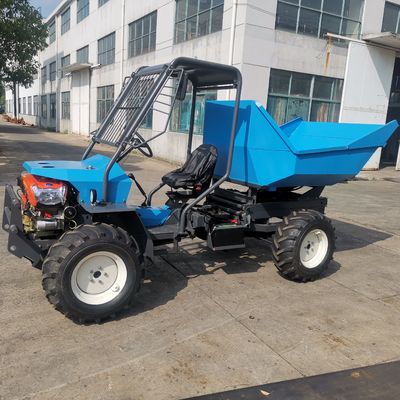 Il trattore blu di Mini Garden Tractor Diesel Electric con attacca