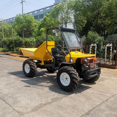 Terreno di gomma giallo di Mini Small Tractors For All del trattore della pista